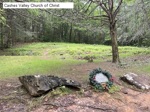 Cashes Valley Church of Christ