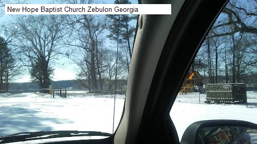 New Hope Baptist Church Zebulon Georgia