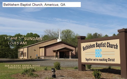 Bethlehem Baptist Church, Americus, GA