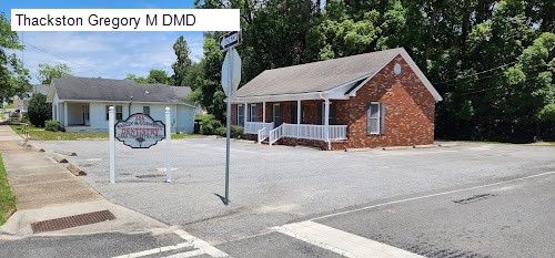 Thackston Gregory M DMD