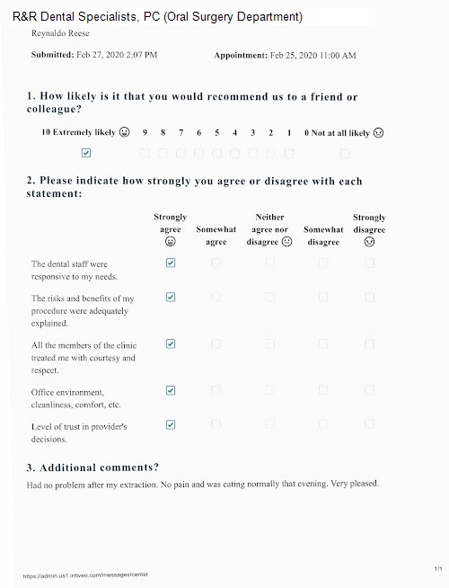 R&R Dental Specialists, PC (Oral Surgery Department)