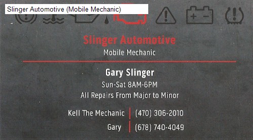 Slinger Automotive (Mobile Mechanic)