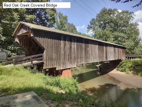 Red Oak Creek Covered Bridge